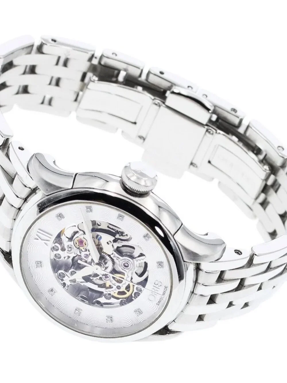 ORIS Artelier 7604 Skeleton 10P Diamond Automatic Ladies Watch_965238